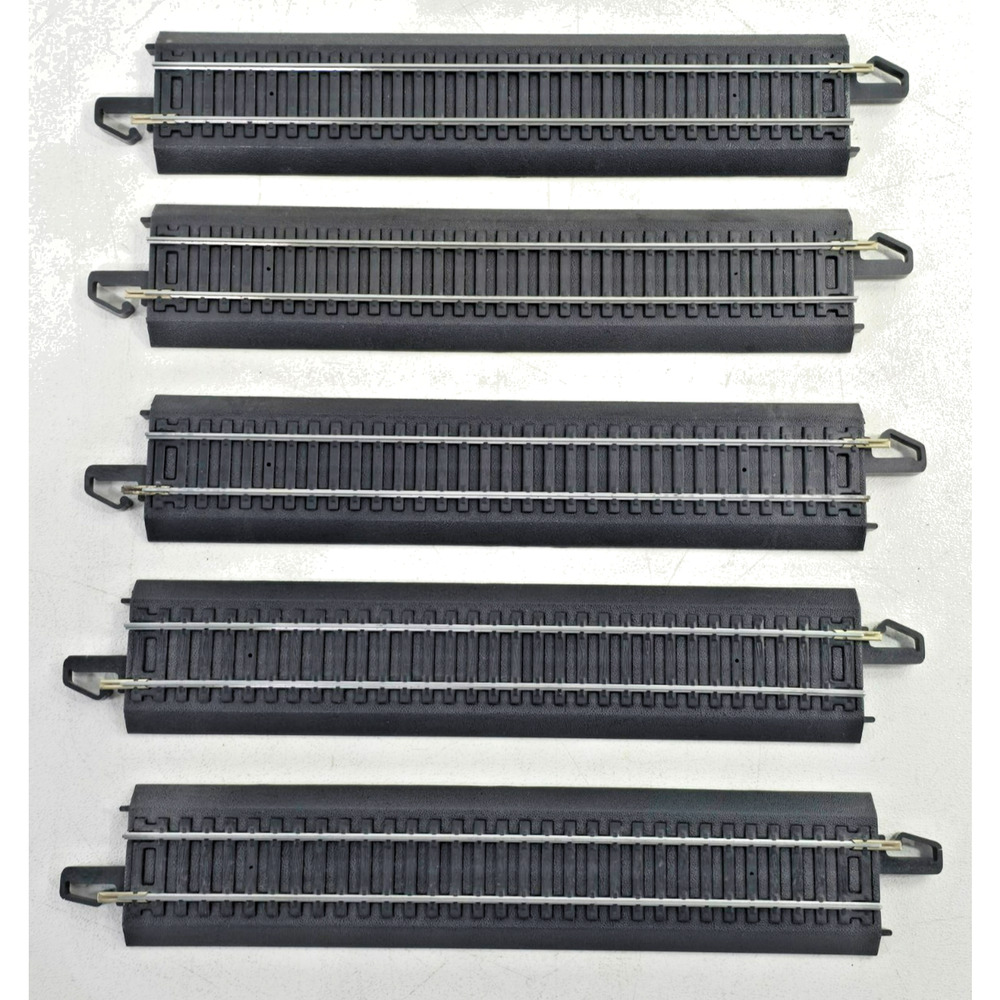 5 Bachmann HO Scale 9" Straight E-Z Track 92123A FREE SHIP